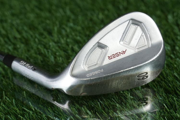Ping Anser 60 Lob Wedge Forged Stiff Flex Spinner Shaft Black Dot RH