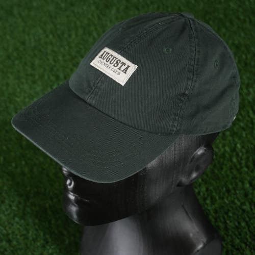 Ahead Extreme Fit Hat Golf Augusta Country Club Cap Hook & Loop Green, VGC