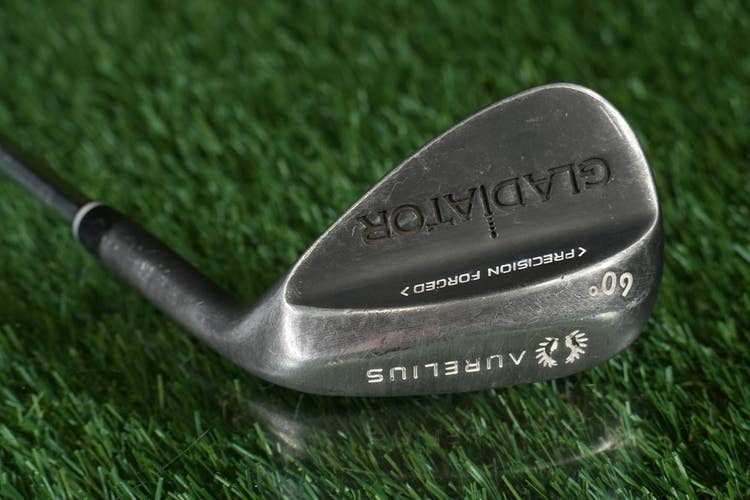 Aurelius Gladiator 60 Lob Wedge Precision Forged Wedge Flex Steel Shaft RH