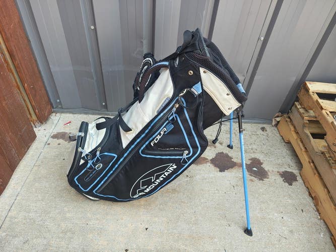 Sun Mountain Four 5 14 Way Full Divider Dual Strap Stand Bag w Raincover