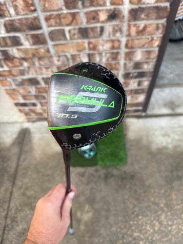 Men's 2019 Krank Formula 5 Left Hand Driver 10.5 Loft Graphite Shaft (Used)
