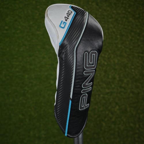 Ping G440 Driver Headcover White / Black Carbonfly Wrap ~ LOOK!!