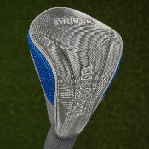 Wilson Driver Headcover Sock Silver / Blue ~ LOOK!!
