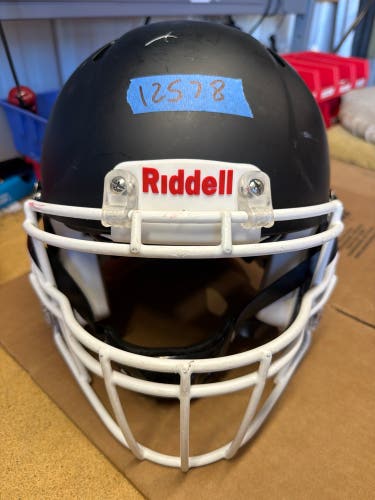 USED RIDDELL SPEED ICON ADULT HELMET - LARGE - FLAT BLACK