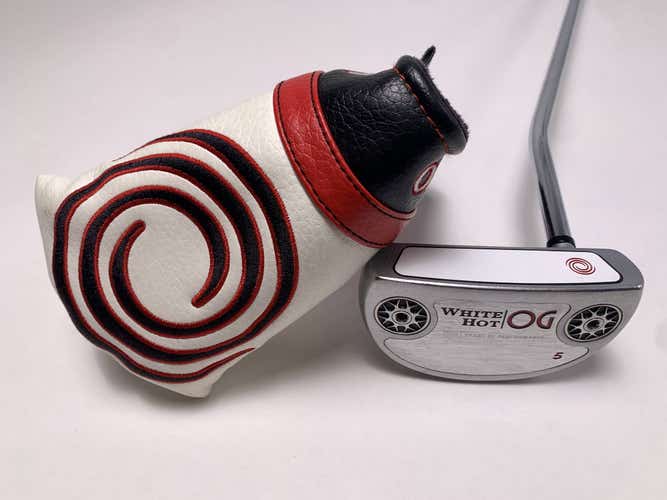 Odyssey White Hot OG Five SB Putter 33.25" SuperStroke Pistol GT Tour Mens RH HC