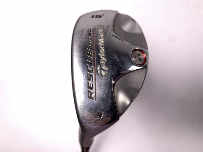 TaylorMade Rescue Dual 3 Hybrid 19* 65g Stiff Graphite Mens LH