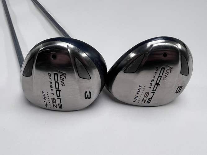 Cobra SZ 3 & 5 Fairway Wood Set 15* 18* Aldila HM Tour 50g Ladies RH