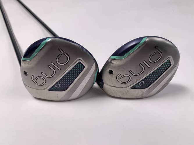 Ping G LE 3 & 5 Fairway Wood Set 19* 22* TFC 80 F Lite Senior Graphite Womens RH