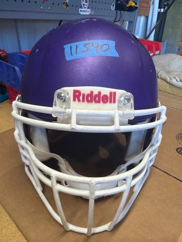 USED RIDDELL SPEED ICON ADULT HELMET - XL - FLAT METALLIC PURPLE