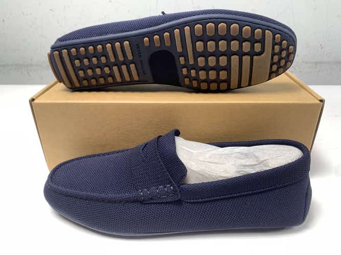 Peter Millar Cruise Knit Driver Loafers Navy Men's SZ 11 NEW