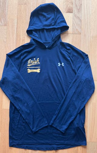 Pro Stock NCAA Hockey Notre Dame Fighting Irish Under Armour Hoodie - SIZE M (NEW) RARE!!