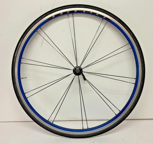 Bontrager Race Lite 20-Bladed Spoke Blue Aluminum 700C Front Wheel Vittoria Tire