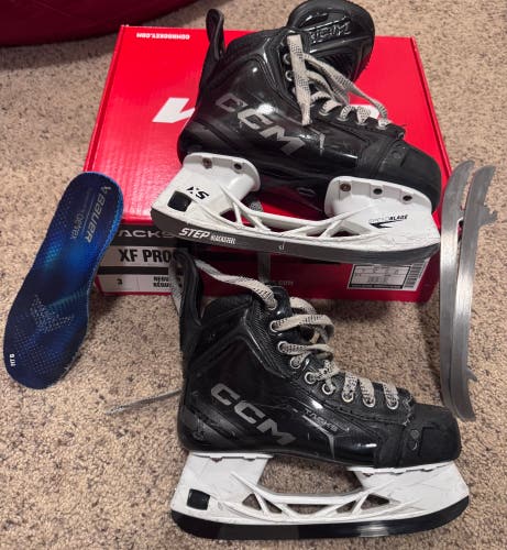 CCM XF Pro Hockey Skates Regular Width Size 3 (Used)