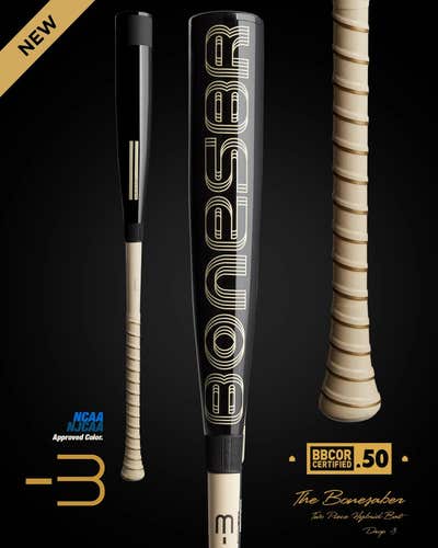 WARSTIC BONESABER HYBRID BLACK COBRA BBCOR BASEBALL BAT - 31/28