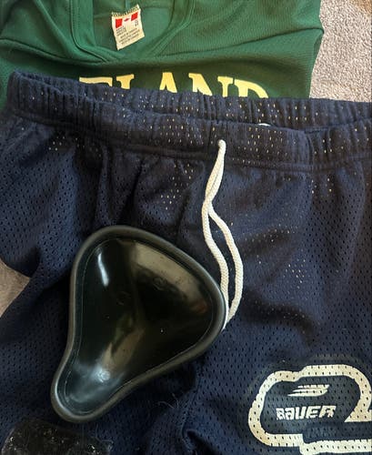 Jersey, hockey jock, cup
