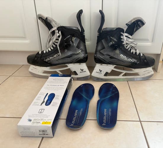 Bauer Supreme Matrix Senior Hockey Skates (Size 11 Fit 1) Fly X Steel