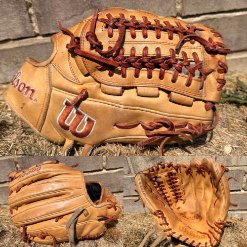 Wilson A2000 D33 RH Pitcher's Baseball Glove 11.75" (Used)