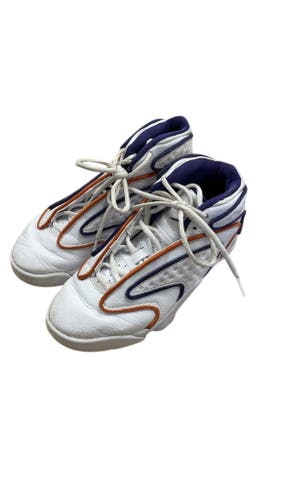 Nike Jordan Women's OG Sneakers - White/Orange/Purple - Size 7.5