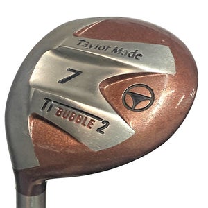 TaylorMade Ti Bubble2 7 Wood 21* LH R-80 Regular Graphite 42.5" Stock Grip HC