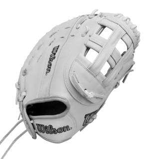 Wilson 2025 A1000FP 1620 White/Grey 12.5" Fastpitch Softball Glove WBW102598125 - LHT
