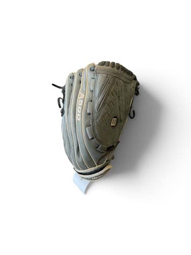 Used Wilson A500 SIREN BB/SB Glove RH Throw Grey 12 1/2" 11450-S000526510