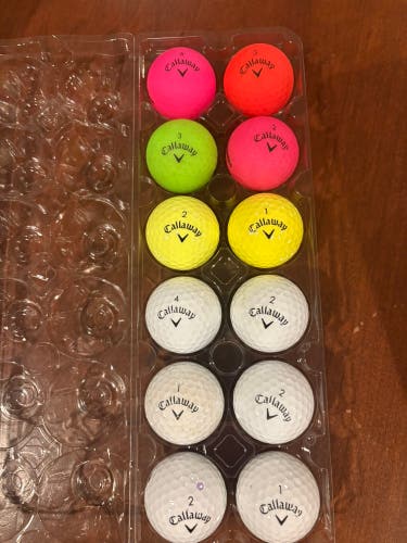 Callaway Supersoft Balls 12 Pack (1 Dozen) (Used)