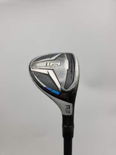 2020 TAYLORMADE SIM MAX 3 HYBRID 19* STIFF FUJI VENTUS BLUE 7S GOOD