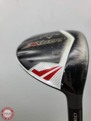 2013 CALLAWAY X HOT PRO 3 WOOD 15* STIFF PROJX PXV GOOD