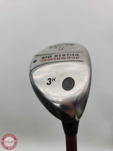2007 CALLAWAY BIG BERTHA HEAVENWOOD 3 HYBRID 20* FIRM CALLAWAY RCH 75W FAIR