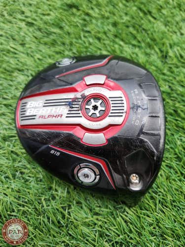 2015 CALLAWAY BIG BERTHA ALPHA 815 DRIVER 9* CLUBHEAD ONLY GOOD