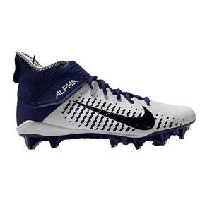 Nike Alpha Menace Pro 2 Mid Football Cleats Purple Men's Size 12.5 BV3945-104