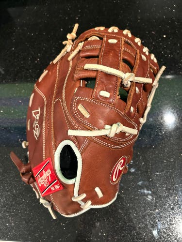 2021 Rawlings R9 RH First Base Softball Glove 12.5" (Used)