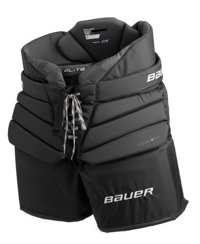 NEW Bauer Elite Goal Pants, Black, Intermediate, Large