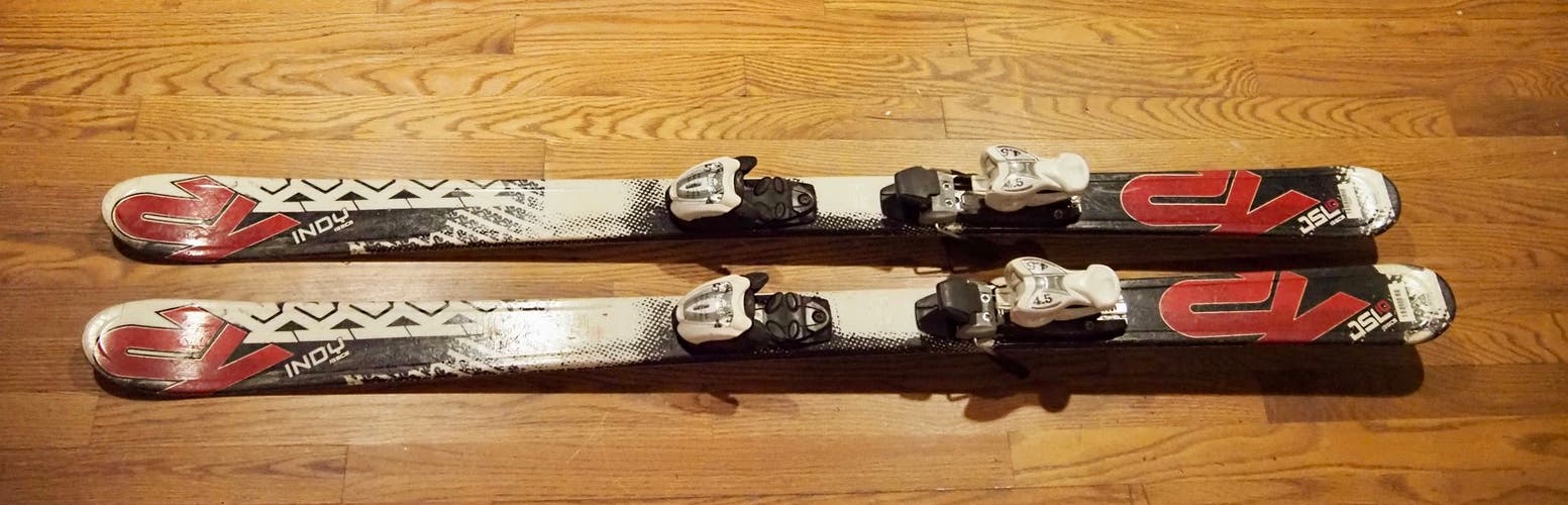 Kid's All Mountain 136 cm K2 Indy Skis With Bindings (Used)
