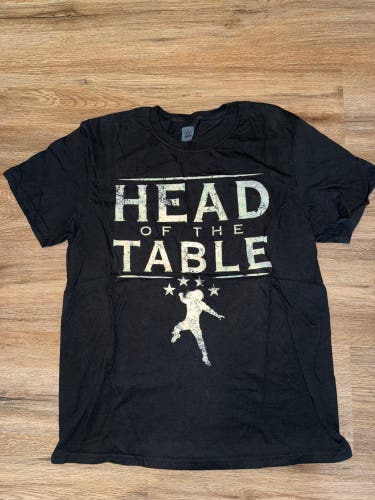WWE Authentic Men's Roman Reigns Head Of The Table T-Shirt Size L