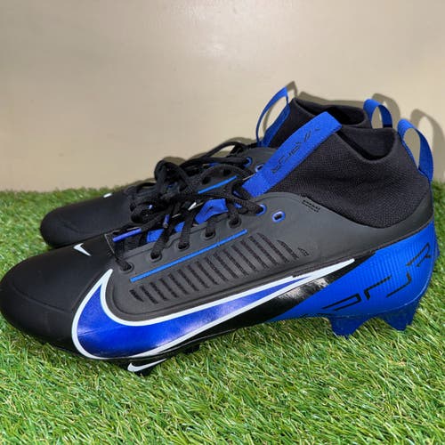 Mens 13.5 Nike Air Vapor Edge Pro 360 2 TB Football Cleats Black Blue FN7759-009