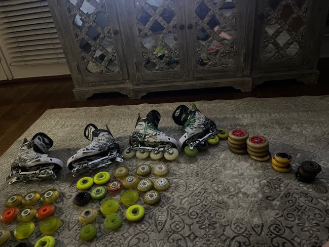 Mission Inhaler WM02 Inline Skates Extra Wide Width Size 7.5 (Used)