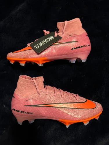 Pink Men's Size M 5.5 (W 6.5) Nike Mercurial Superfly Elite Cleats (New)