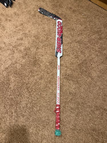 Senior Sher-Wood Goalie 26 Left Hand Hockey Stick 85 Flex (Used)