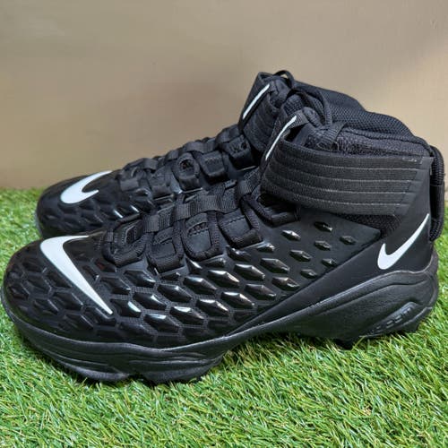 Men's Size 12.5 Nike Force Savage Pro 2 Shark Football Cleats Black BV5448-001