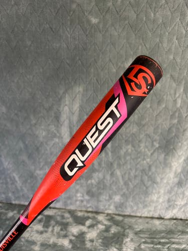 Red 2022 Louisville Slugger Quest Alloy Bat (-12) Alloy 15 oz 27" (Used)