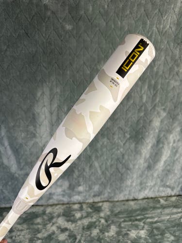 2025 Rawlings Icon Composite Bat USSSA Certified (-10) Composite 19 oz 29" (Used)