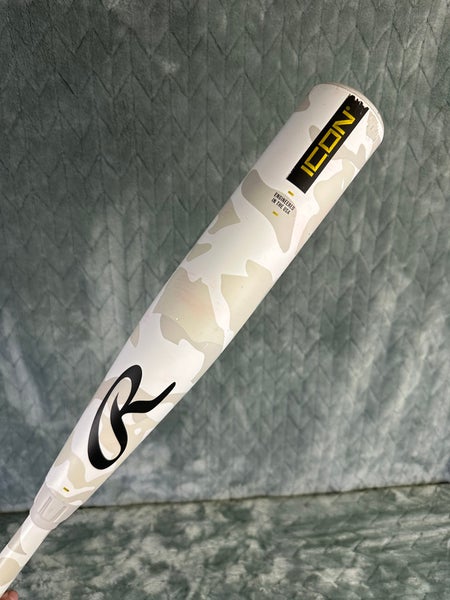2025 Rawlings Icon Composite Bat USSSA Certified (-10) Composite 19 oz 29" (Used)