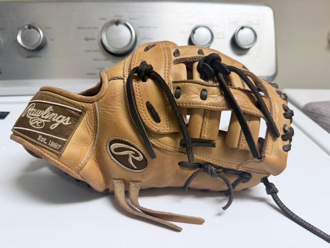Used Rawlings hoh r2g first base mitt.