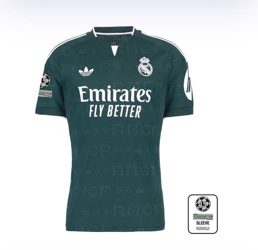 Real Madrid 2026/27Away Jersey – UEFA Champions League – Men’s – Green