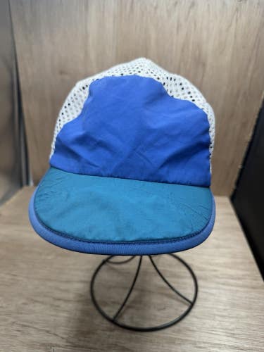 Vintage 90s Patagonia Duckbill Hat - Excellent- Blue Large  - Made In USA