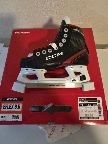 CCM EFlex 6.5 Hockey Goalie Skates (New)