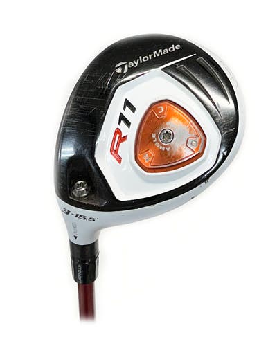 LH TaylorMade R11 15.5* 3 Wood Graphite Fujikura Motore Speeder VC 6.0 Stiff