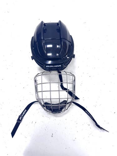 Used Bauer IMS 5.0 Helmet Cage Combo Black LG 11860-S000313954
