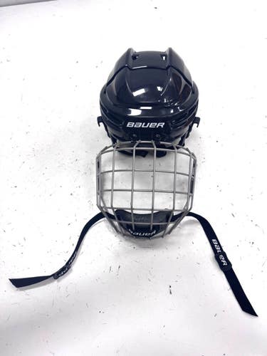 Used Bauer IMS 5.0 Helmet Cage Combo Black MD 11860-S000313953